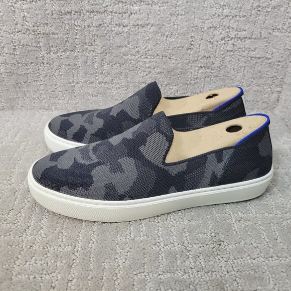 Rothy’s The Sneakers Women's Size US 8.5 Gray Camo Comfort Slip On Shoes - Picture 8 of 10